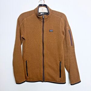 Patagonia Better Sweater Fleece Jacket Womens Medium Brown Full Zip